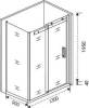 Душевой уголок Good Door Galaxy WTW+SP-C-В 130x90, профиль черный фото 5
