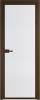 Межкомнатная дверь Profil Doors 1 AX цвет профиля Деорэ, стекло безопасное 6 мм мору белый 600x2000