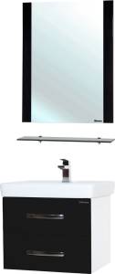Мебель для ванной Bellezza Рокко 50 подвесная черная