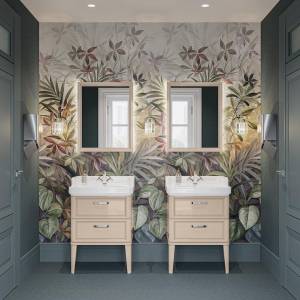 Тумба с раковиной Kerama Marazzi Pompei камео бежевый глянцевый, 80 см, раковина PO.wb.80