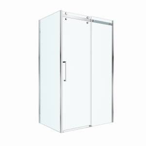 Душевой уголок BelBagno MARINO-2-AH-1-120/80-C-Cr профиль хром, стекло прозрачное, 120x80x195