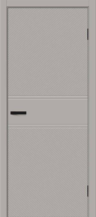 Межкомнатная дверь Глухая Bravo Граффити-27 013-1573 Полотоно Greyny 2000х900