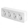 Розетка 4-местная Stekker София 49307