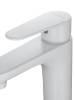 Смеситель для раковины Wonzon & Woghand WW-A40232-MW высокий, белый матовый фото 4
