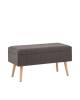 Банкетка Stool Group Сторми 19B485LK-26A темно-серый с ящиком