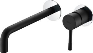Смеситель для раковины Boheme Uno 465-BCR С ВНУТРЕННЕЙ ЧАСТЬЮ black chrome