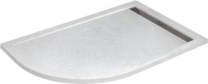 Поддон для душа Cezares TRAY-AS-RH-100/80-30-W-R 100x80 R, с сифоном, белый