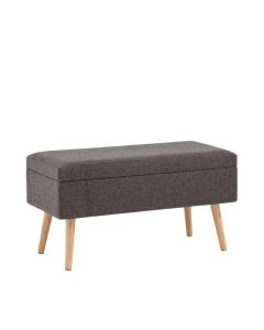 Банкетка Stool Group Сторми 19B485LK-26A темно-серый с ящиком