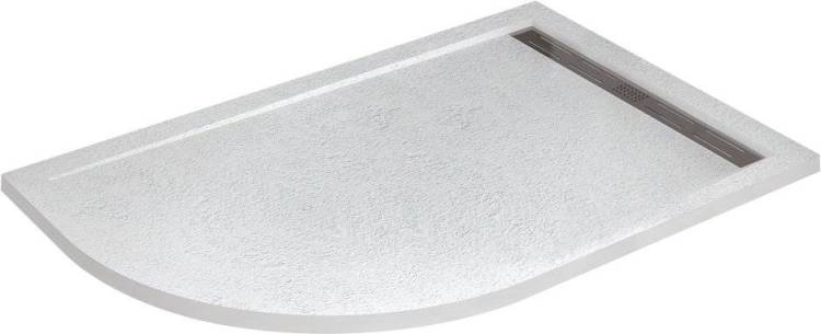 Поддон для душа Cezares TRAY-AS-RH-100/80-30-W-R 100x80 R, с сифоном, белый