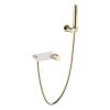 Смеситель для ванны Boheme Stick 123-WG.2 White Touch Gold