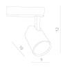 Трековый светильник Arte Lamp Amico A1810PL-1WH фото 3