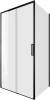 Душевой уголок Aquanet Pleasure Evo AE65-100x100-BT профиль черный, стекло прозрачное, 100x100x190