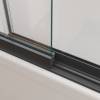Шторка на ванну Cezares SLIDER-FIX-VF-11-90/150-C-NERO профиль черный, стекло прозрачное, 90x150 фото 4