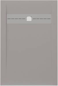 Поддон для душа Allen Brau Infinity 8.21003-PGM без накладки, платина, 1200х900