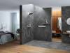 Шланговое подключение Hansgrohe Rainfinity Porter 500 26843700 с полкой и держателем фото 3