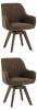 Набор из 2 кресел Stool Group Mans LW1908-SV FG11303-7 X2 коричневый фото 2