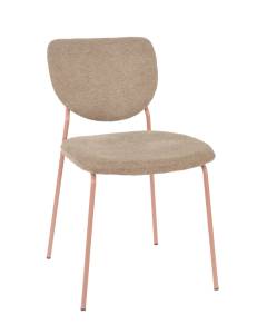 Стул Stool Group Gigi DRC-9155 URL57-3 Red-1 коричневый, розовые ножки