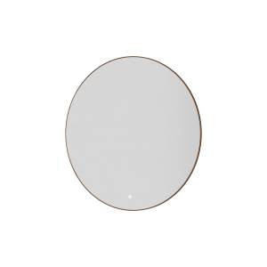 Зеркало Boheme Modern 545-80-BRB с подсветкой и антизапотеванием, Brushed Bronze, 80см