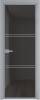 Межкомнатная дверь Profil Doors 3 AX цвет профиля Серебро, стекло безопасное 6 мм тонированное 700x2000