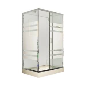 Душевая кабина Esbano ESKE118CKR 85x110x210 с крышей