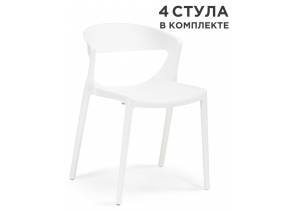 Набор из 4 стульев Woodville Градно 589902 белый