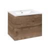 Тумба с раковиной Vincea Mia 700 2 выкатных ящика, V.Oak