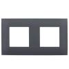 Рамка 2-постовая IEK Skandy SK-M22-K53 графит фото 4