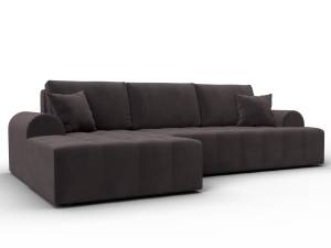 Диван угловой Лига Диванов Лига-080 134749L Коричневый