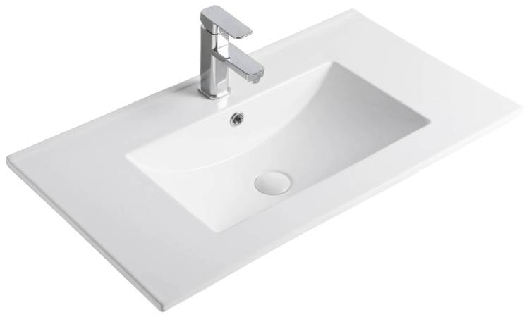 Раковина Gid Integrado 9080e 71104 белая, 81x46.5x17