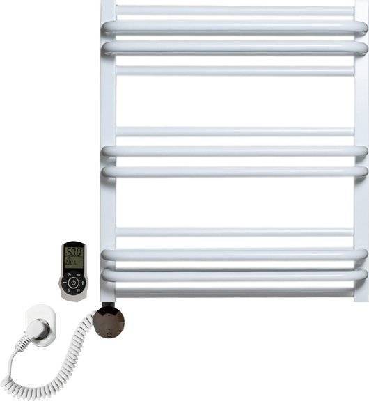 Полотенцесушитель электрический Luxrad Regular G Plus 064088 60х53 L, белый, терморегулятор selmo smart programm с пультом