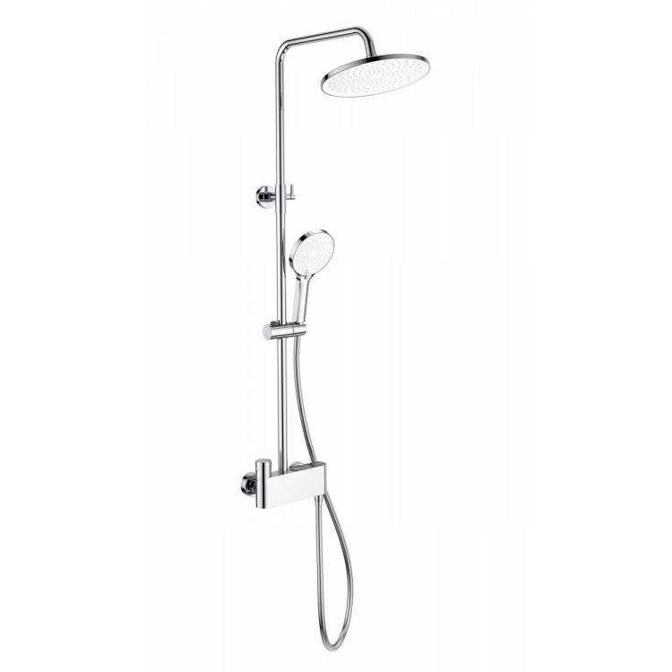 Душевая стойка Wonzon & Woghand WW-B3110-CR хром, с термостатом