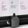 Душевой уголок AM.PM Gem W90G-403-090BT 90x90, профиль черный фото 7