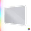 Зеркало Cezares Multicolore CZR-SPC-MC-1200-800-RGB-TCH со встроенной RGB подсветкой и сенсорным выключателем, 12V, 120x80 фото 3