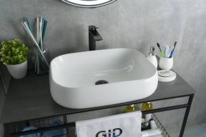 Раковина Gid Geométrico N9243 51135 белая, 56x42x14