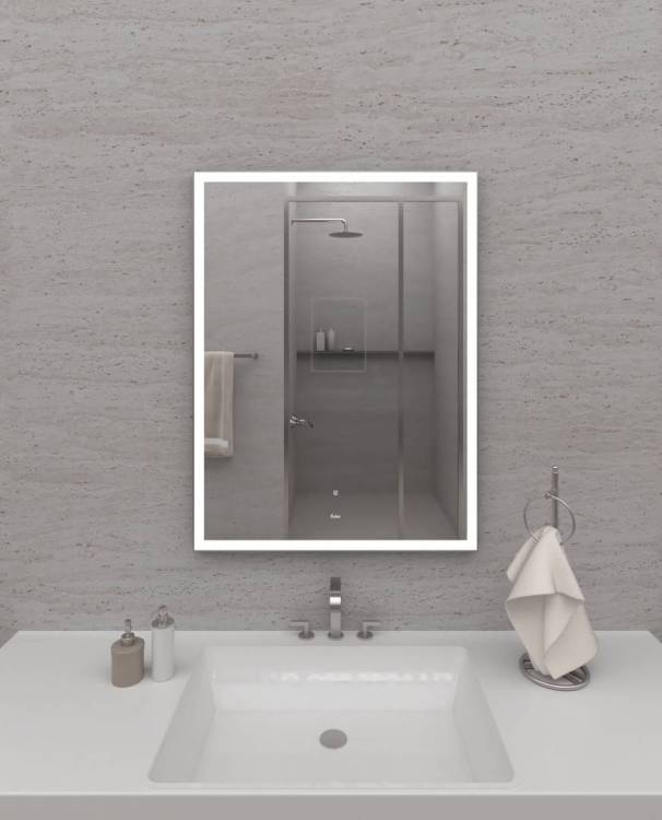 Зеркало Sintesi Kanto cromo 60 SIN-SPEC-KANTO-CROMO-60 с LED-подсветкой 600x800