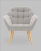 Кресло Stool Group Вэйл QH-8904K DAG-18(80) light grey светло-серый фото 3