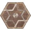 Декор Fioranese Heritage HET5EX Deco Exagon Texture 5 Nat 34.5x40