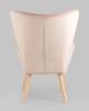 Кресло Stool Group Хью QH-8901K HLR-5 бежевый, велюр фото 7