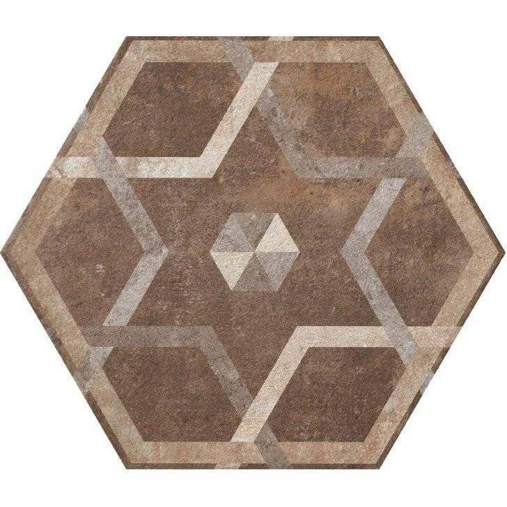 Декор Fioranese Heritage HET5EX Deco Exagon Texture 5 Nat 34.5x40