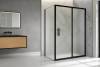 Душевой уголок Royal Bath Accord RB7110HPS-C-BL профиль черный, стекло матовое, 110x70x200 фото 2