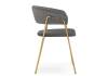 Стул Woodville Kamelia 15470 1 dark gray / gold фото 3
