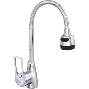 Смеситель для кухни Славен Прораб СЛ-ОД-Ц25 с гибким изливом