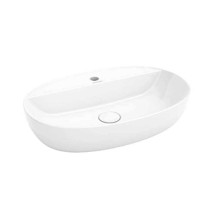 Раковина Kerama Marazzi Plaza PLR.wb.60.1 накладная, 60 см, белая глянцевая