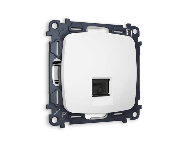 Комплект механизма компьютерной розетки Ambrella Volt Omega MO132010