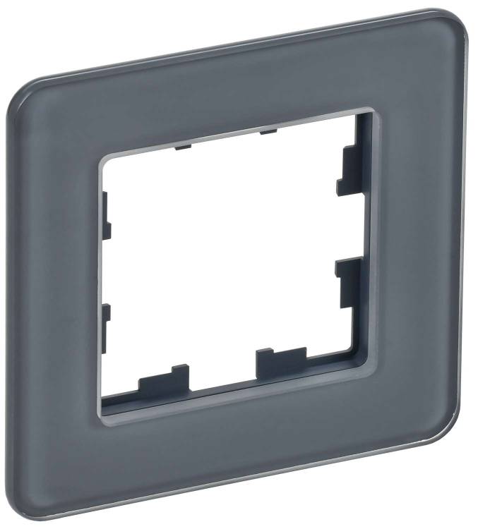 Рамка 1-постовая IEK Brite BR-M12-G-41-K53 графит