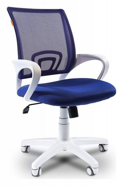 Кресло компьютерное Chairman 696 00-07014839, 7014839 Белый/Синий