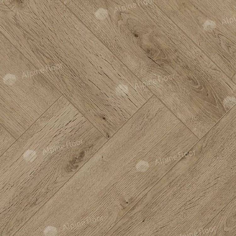 Ламинат Alpine Floor Herringbone 8/33 4V LF102-07 Дуб Прованс 606x101