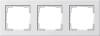 Рамка 3-постовая Gira E2 чисто-белый шелковисто-матовый 021322