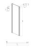 Боковая стенка Ambassador Intense 90IBB (900x2000) фото 3