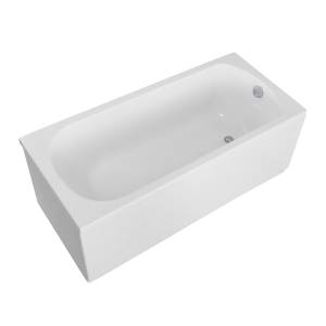 Акриловая ванна Cezares ECO-155-70-41-W37 без каркаса, 155x70